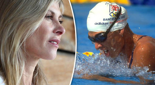 Sharron Davies - in and out of the pool